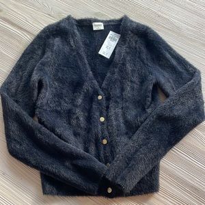 NWT Abercrombie Eyelash cardigan